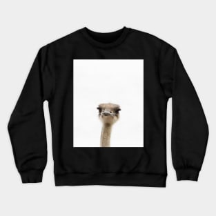 Ostrich print, Nursery decor, Kids room, Minimalist, Bird, Modern art, Wall art Crewneck Sweatshirt